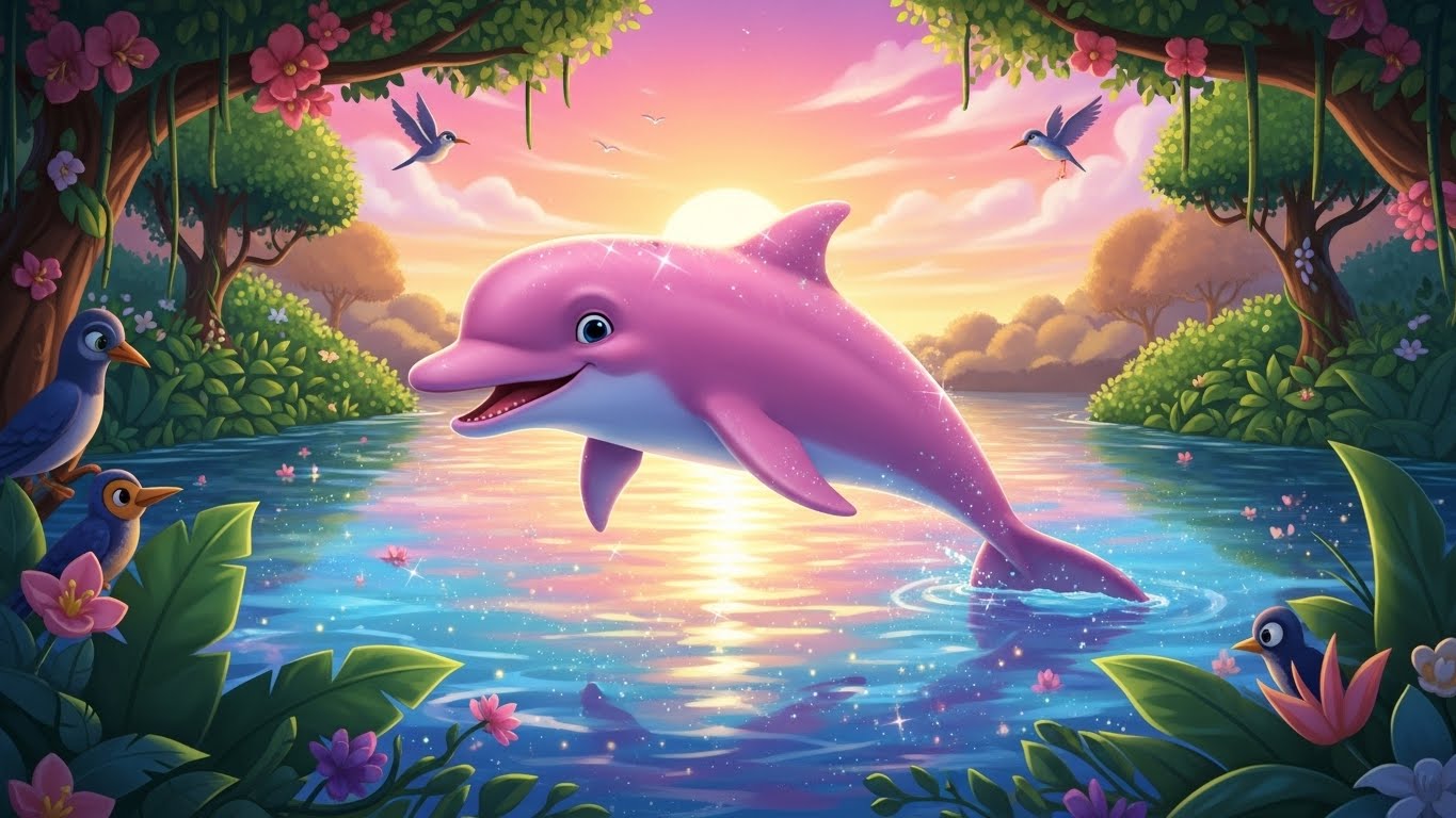 Boto cor de rosa