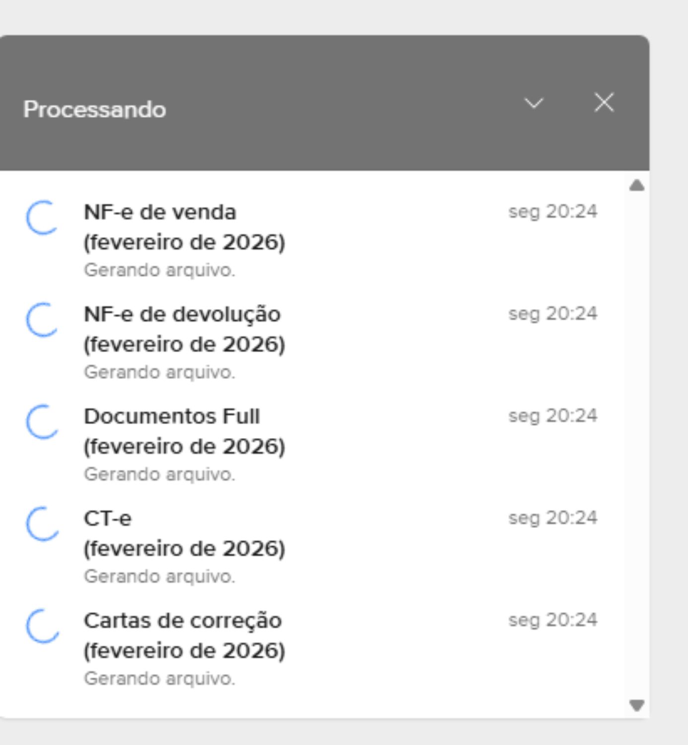 Download do XML